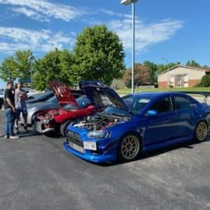 cars and coffee event pic