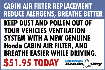 CABIN AIR FILTER REPLACEMENT