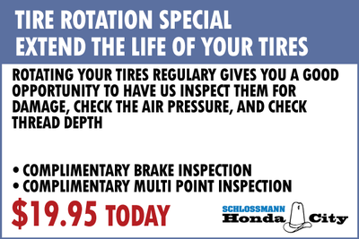 TIRE ROTATION SPECIAL