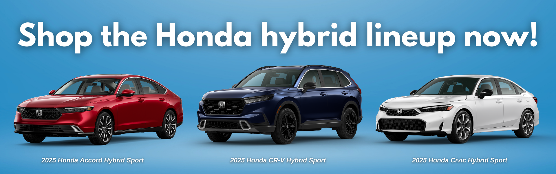 Shop the Honda hybrid lineup now